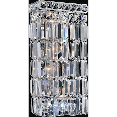 Cwi Lighting Colosseum 4 Light Bathroom Sconce With Chrome Finish 8007W7C